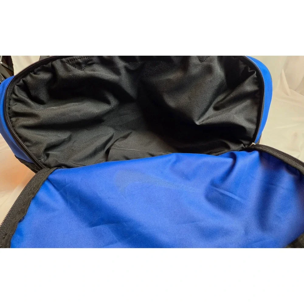 Nike Brasilia 5 Small Duffel Bag Royal Blue Black Gym Travel Duffle BA3234-401